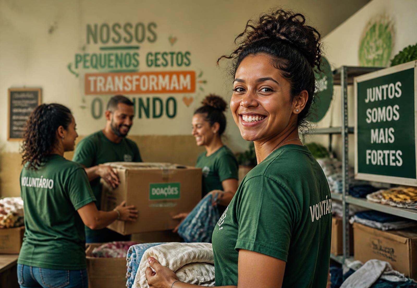 Equipe de ONG planejando ações de captação e impacto social